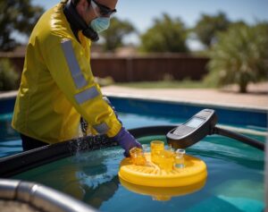 Safely Handling and Adding Pool Chemicals for Balancing